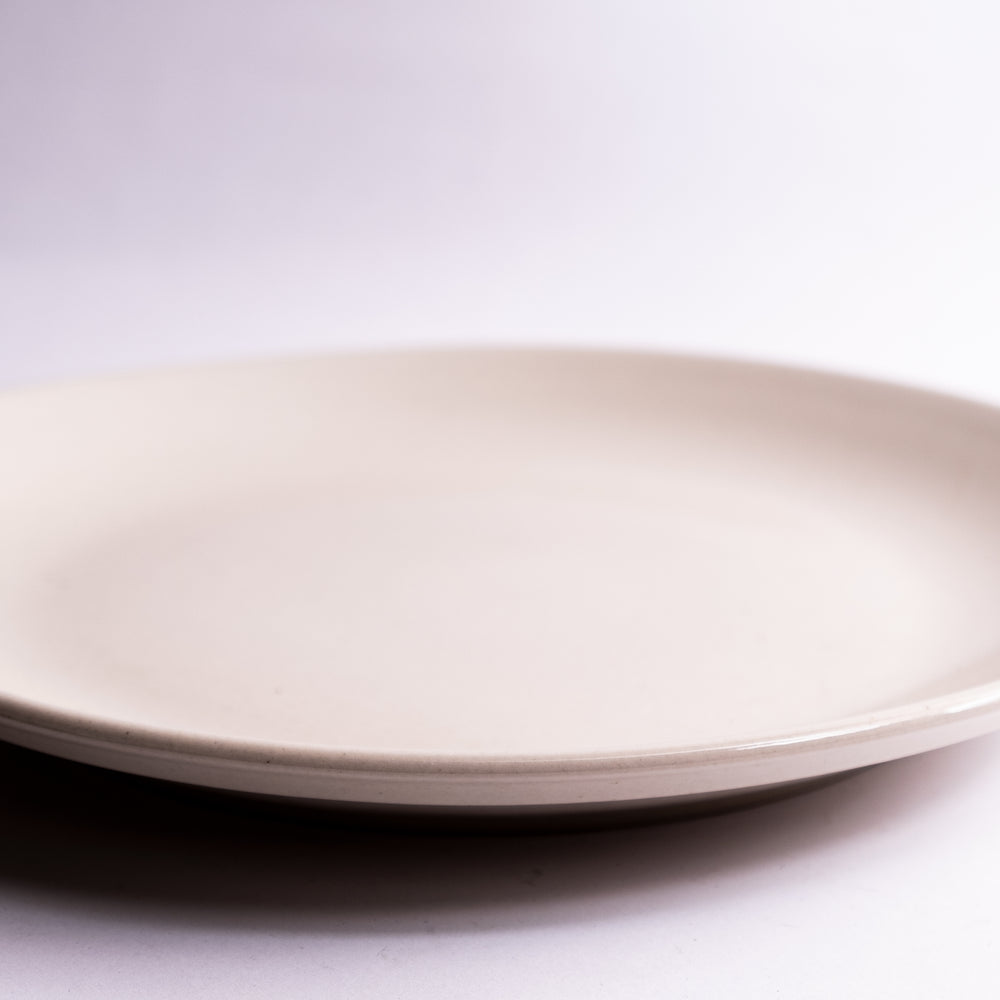 Set of 2 Handmade Ceramic salad Plate,  Set of 2 Handmade Ceramic Quarter Plate